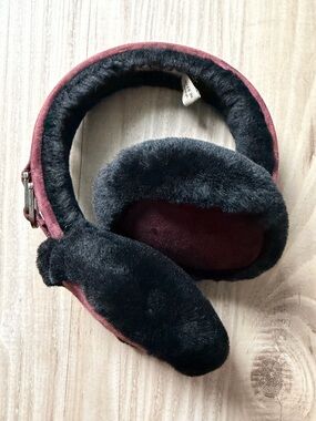 UGG Maroon and Black Earmuffs